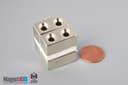 1" x 1/2" x 1/2" #6 N42 Countersunk Magnet - photo 10