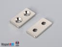 1" x 1/2" x 1/8" #6 N42 Countersunk Magnet - photo 2