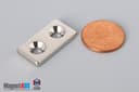 1" x 1/2" x 1/8" #6 N42 Countersunk Magnet - photo 10
