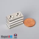 1" x 1/2" x 1/8" #6 N42 Countersunk Magnet - photo 20