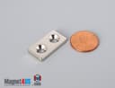 1" x 1/2" x 1/8" #6 N42 Countersunk Magnet - photo 24