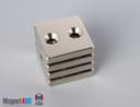 1" x 1" x 3/16" #6 N42 Countersunk Magnet - photo 4