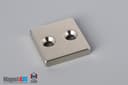 1" x 1" x 3/16" #6 N42 Countersunk Magnet - photo 7