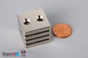 1" x 1" x 3/16" #6 N42 Countersunk Magnet - photo 11