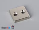 1" x 1" x 3/16" #6 N42 Countersunk Magnet - photo 19