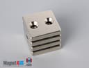 1" x 1" x 3/16" #6 N42 Countersunk Magnet - photo 22