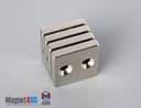 1" x 1" x 3/16" #6 N42 Countersunk Magnet - photo 24