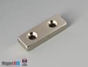 1 1/2" x 1/2" x 1/4" #6 N42 Countersunk Magnet - photo 1