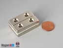 1 1/2" x 1/2" x 1/4" #6 N42 Countersunk Magnet - photo 6
