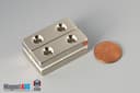 1 1/2" x 1/2" x 1/4" #6 N42 Countersunk Magnet - photo 12