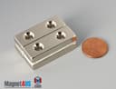1 1/2" x 1/2" x 1/4" #6 N42 Countersunk Magnet - photo 24