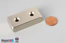 2" x 1" x 1/2" #8 N42 Countersunk Magnet - photo 8