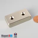 2" x 1" x 1/2" #8 N42 Countersunk Magnet - photo 15