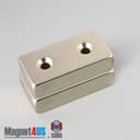 2" x 1" x 1/2" #8 N42 Countersunk Magnet - photo 17