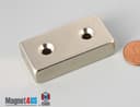 2" x 1" x 1/2" #8 N42 Countersunk Magnet - photo 21