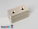2" x 1" x 1/2" #8 N42 Countersunk Magnet - photo 23