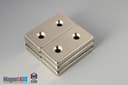 2" x 1" x 1/4" #8 N42 Countersunk Magnet - photo 9