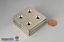 2" x 1" x 1/4" #8 N42 Countersunk Magnet - photo 10