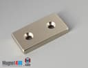 2" x 1" x 1/4" #8 N42 Countersunk Magnet - photo 16