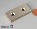 2" x 1" x 1/4" #8 N42 Countersunk Magnet - photo 18