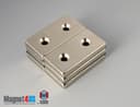 2" x 1" x 1/4" #8 N42 Countersunk Magnet - photo 19