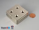 2" x 1" x 1/4" #8 N42 Countersunk Magnet - photo 20