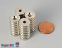 1/2" od x 1/8" #4 N42 Countersunk Magnet - photo 6