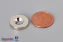 5/8" od x 1/8" #6 N42 Countersunk Magnet - photo 7
