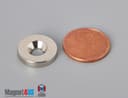 5/8" od x 1/8" #6 N42 Countersunk Magnet - photo 17