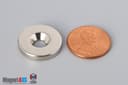 3/4" od x 1/8" #8 N42 Countersunk Magnet - photo 9