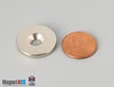 7/8" od x 1/8" #8 N42 Countersunk Magnet - photo 2