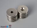 1" od x 3/16" #10 N42 Countersunk Magnet - photo 4