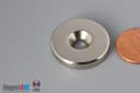 1" od x 3/16" #10 N42 Countersunk Magnet - photo 7