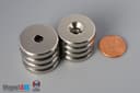 1" od x 3/16" #10 N42 Countersunk Magnet - photo 9