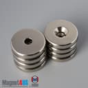 1" od x 3/16" #10 N42 Countersunk Magnet - photo 13