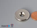 1" od x 3/16" #10 N42 Countersunk Magnet - photo 17