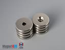 1" od x 3/16" #10 N42 Countersunk Magnet - photo 18
