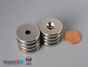 1" od x 3/16" #10 N42 Countersunk Magnet - photo 19