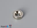 3/8" od x 1/8" #4 N42 Countersunk Magnet - photo 1