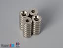 3/8" od x 1/8" #4 N42 Countersunk Magnet - photo 4