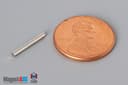 1/16" dia. x 1/2" N40 Neodymium Cylinder Magnet - photo 1