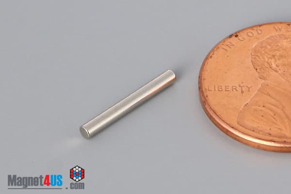 1/16" dia. x 1/2" N40 Neodymium Cylinder Magnet - photo 3