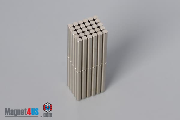 1/16" dia. x 1/2" N40 Neodymium Cylinder Magnet - photo 4