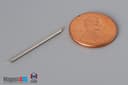 1/16" dia. x 1" N40 Neodymium Cylinder Magnet - photo 1