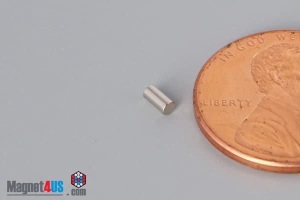 1/16" dia. x 1/8" N40 Neodymium Cylinder Magnet - photo 3