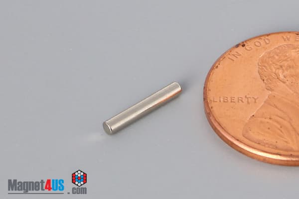 1/16" dia. x 3/8" N40 Neodymium Cylinder Magnet - photo 3