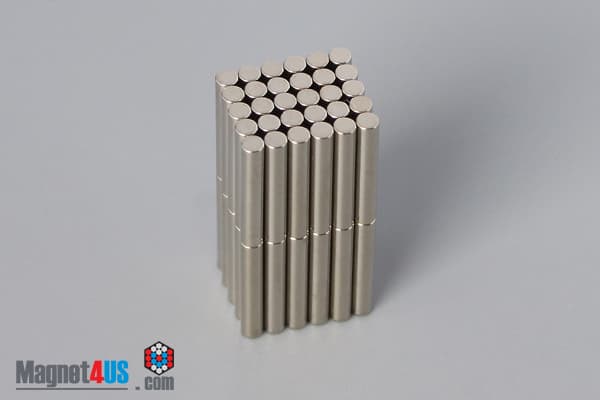 1/16" dia. x 3/8" N40 Neodymium Cylinder Magnet - photo 4