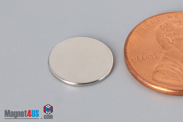 7/16" dia. x 1/32" N40 Neodymium Disc Magnet - photo 3