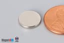 7/16" dia. x 1/16" N40 Neodymium Disc Magnet - photo 3