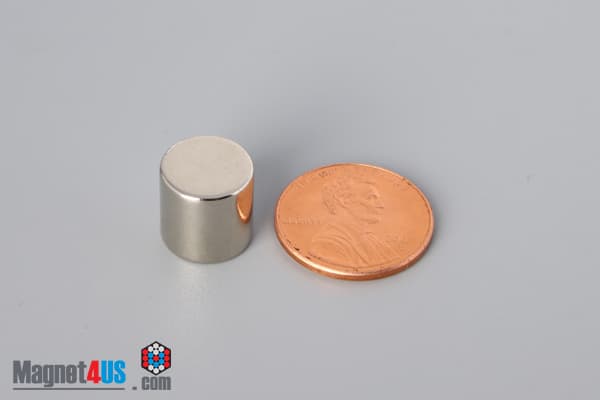 7/16" dia. x 7/16" N52 Neodymium Cylinder Magnet